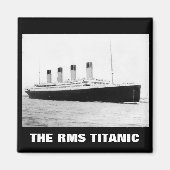 Aimant RMS Titanic Passenger Liner (Devant)