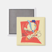 Aimant ROAD RUNNER™ BEEP BEEP!™ Graphique de coucher de s (Recto/Verso)