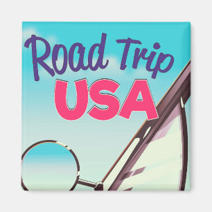 Aimant Road Trip USA