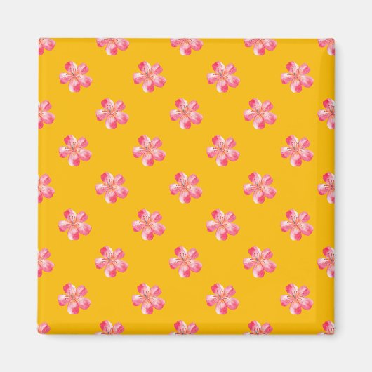 Aimant Robe à envelopper de fleurs (Devant)