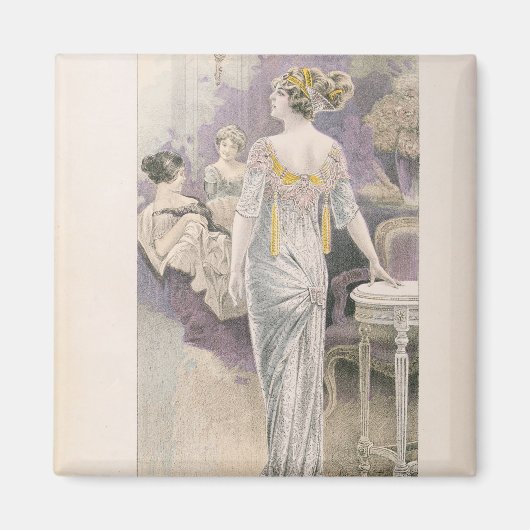 Aimant Robe de bal, des Grandes Modes de Paris (Devant)
