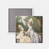 Aimant Robe de matin pour dames, 1771 (gravure sur couleu (Recto/Verso)