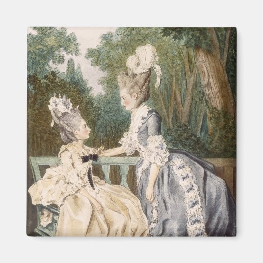 Aimant Robe de matin pour dames, 1771 (gravure sur couleu (Devant)