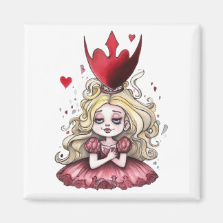 Aimant Robe rouge Alice