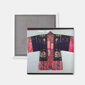Aimant Robe taoïste avec Tai Chi Yin et Yang (Recto/Verso)