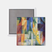 Aimant Robert Delaunay - Fenêtres simultanées sur la vill (Recto/Verso)