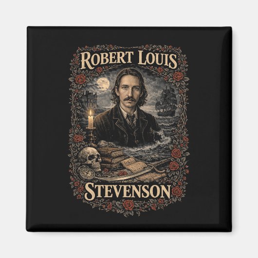 Aimant Robert Louis Stevenson (Devant)