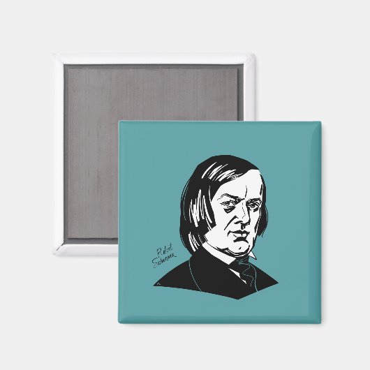 Aimant Robert Schumann (Recto/Verso)
