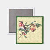 Aimant Robin de Noël (Recto/Verso)