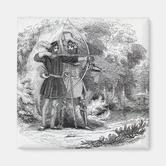 Aimant Robin des Bois et Little John (Devant)