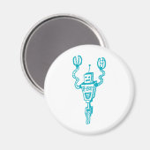 Aimant robot (Recto/Verso)