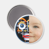 Aimant robot-bébé (Recto/Verso)