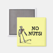 Aimant Robot guy - Nourris pas de noix (Recto/Verso)