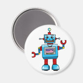Aimant Robot mignon (Recto/Verso)