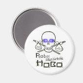 Aimant Robot Skeleton Hobo (Recto/Verso)