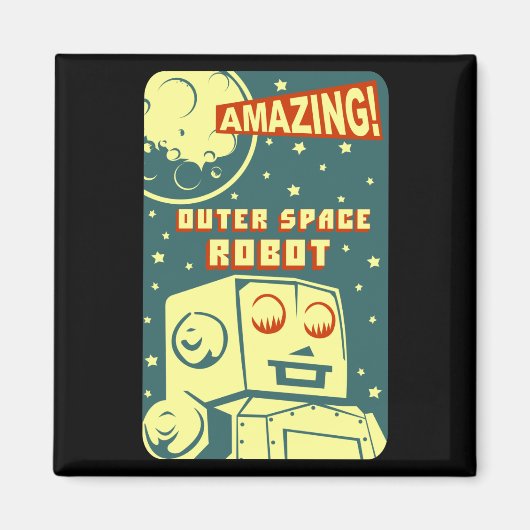 Aimant Robot spatial Extraordinaire (Devant)