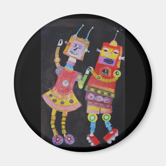 Aimant Robots dansants (Devant)