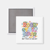 Aimant Roc The Test Staar Day Prof Motivational Testi (Recto/Verso)