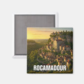 Aimant Rocamadour France Travel (Recto/Verso)