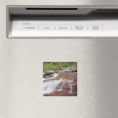 Aimant Roche rouge dans le ruisseau Baring dans le Glacie (In Situ (Lave-vaisselle))