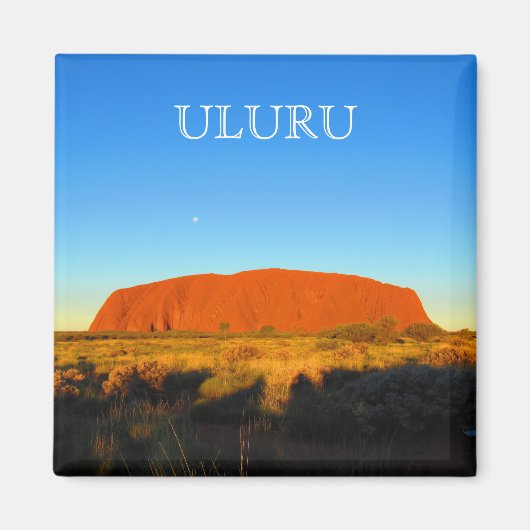 Aimant rocher bleu uluru (Devant)