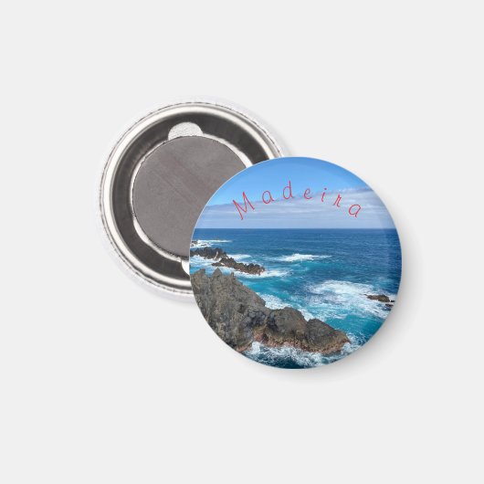 Aimant Rocher dans la mer de Madère (Recto/Verso)