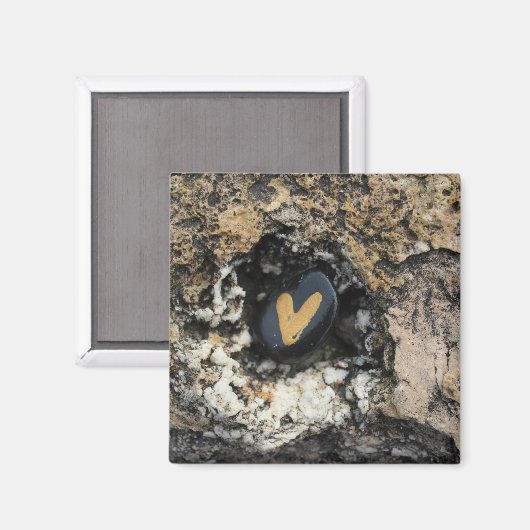 Aimant Rocher du Coeur caché sur le Rocher (Recto/Verso)