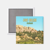 Aimant Rocher HorsBluetooth Fort Collins Colorado (Recto/Verso)