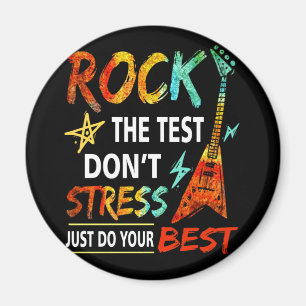 Aimant Rocher Le Jour D'Essai De Test De Stress Dont Le P