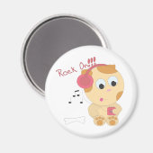 Aimant Rocher sur le pup (Recto/Verso)