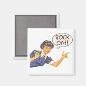 Aimant Rocher sur Vintage (Recto/Verso)