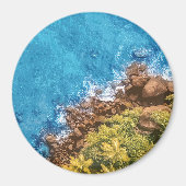 Aimant Rochers dans la mer, vue au-dessus 1 (Devant)