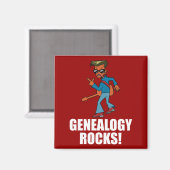 Aimant Roches généalogiques (Recto/Verso)