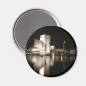 Aimant Rock and Roll Hall of Fame & Museum, Cleveland OH (Recto/Verso)