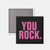 Aimant ROCK, Anniversaire (Recto/Verso)
