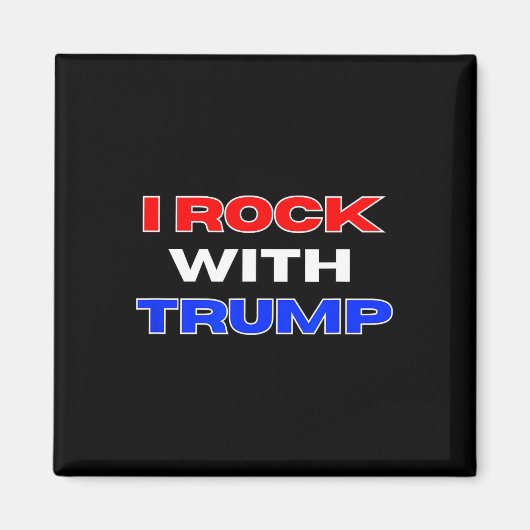 Aimant Rock avec Trump (Devant)