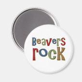 Aimant Rock Beavers (Recto/Verso)