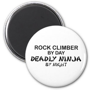 Aimant Rock Climber Mortel Ninja par nuit