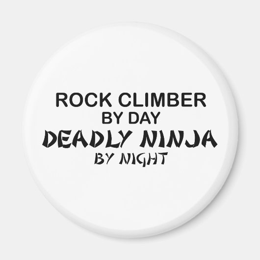 Aimant Rock Climber Mortel Ninja par nuit (Devant)
