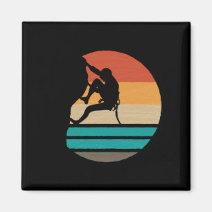 Aimant Rock Escalade Climber Retro