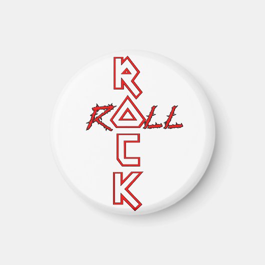 Aimant Rock et Roll (Devant)