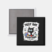 Aimant Rock Le Jour Test Test Cat Son Amende (Recto/Verso)
