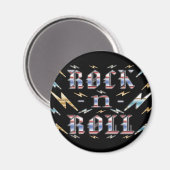 Aimant Rock-n-Roll (Recto/Verso)