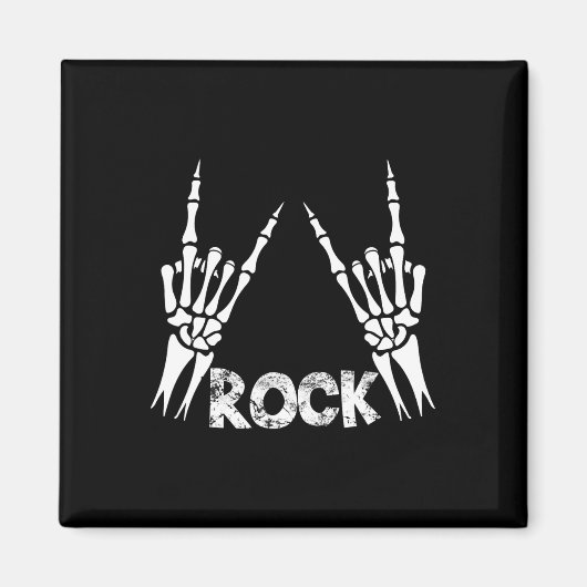 Aimant Rock On Band Tee - shirts For Women Rock And Roll  (Devant)