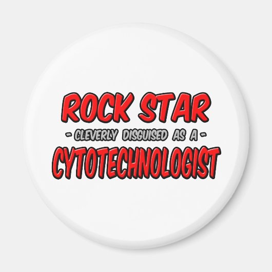 Aimant Rock Star .. Cytotechnologue (Devant)