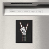 Aimant Rock Sur Skeleton Cadeaux Guitare À Main (In Situ (Lave-vaisselle))