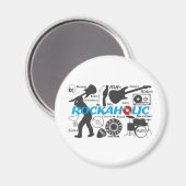 Aimant Rockaholic (Recto/Verso)
