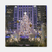 Aimant Rockefeller Center's Angels & Christmas Tree - (Devant)
