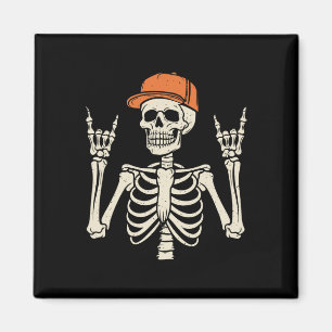 Aimant Rocker Skeleton Rock Halloween Halloween Skeleton