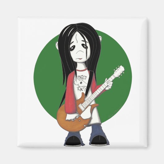 Aimant rocker zombie (Devant)